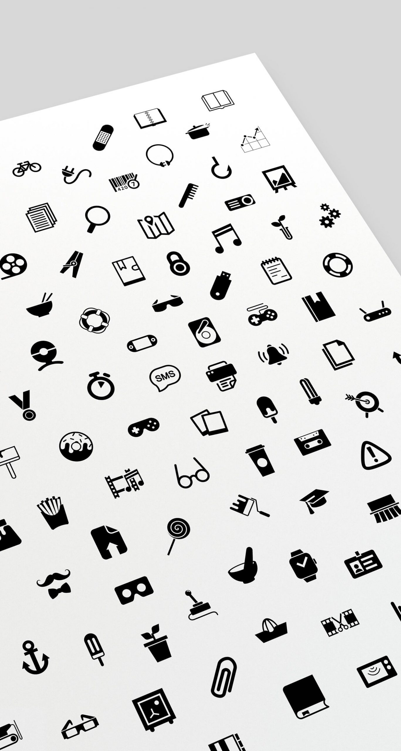 400 icons design